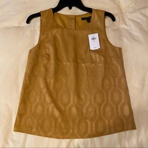 Banana Republic Gold Sleeveless Top